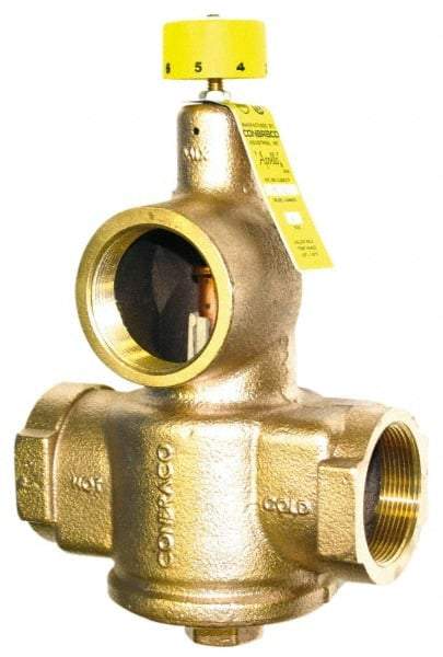 Conbraco - 1-1/2" Pipe, 150 Max psi, Bronze Water Mixing Valve & Unit - FNPT x FNPT End Connections - Strong Tooling