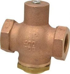 Kingston - 3/4" Brass Check Valve - Inline, FNPT x FNPT, 400 WOG - Strong Tooling