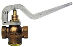 Kingston - 3/8" Pipe, 400 Max psi, Buna N Disc, Self Closing Control Valve - Balanced Valve Squeeze Lever, FNPT x FNPT End Connections - Strong Tooling