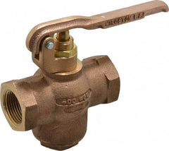 Kingston - 1" Pipe, 400 Max psi, Buna N Disc, Self Closing Control Valve - Squeeze Lever, FNPT x FNPT End Connections - Strong Tooling