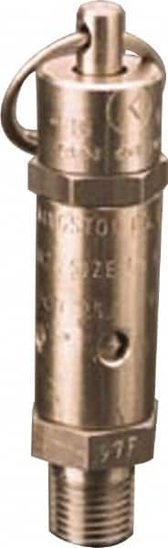 Kingston - 1/4" Inlet, ASME Safety Relief Valve - 175 Max psi, Stainless Steel - Strong Tooling