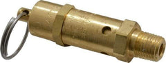 Kingston - 1/4" Inlet, ASME Safety Relief Valve - 25 Max psi, Brass - Strong Tooling