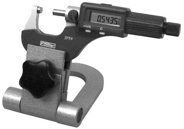 Fowler - Micrometer Stand - Use with Any Micrometer - Strong Tooling