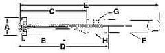 Allied Machine and Engineering - Series 2.5, 1-3/16 to 1-3/8" Diam, 4MT Taper Shank, Helical Flute Spade Drill - 7-3/8" Max Depth, 10-37/64" Body Length, 15-1/16" OAL, Standard Length, Through Coolant - Strong Tooling