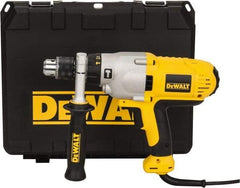 DeWALT - 120 Volt 1/2" Keyed Chuck Electric Hammer Drill - 0 to 56,000 BPM, 0 to 1,200 & 0 to 3,500 RPM, Reversible - Strong Tooling