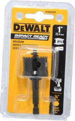 DeWALT - 1" Diam, 5/8" Cutting Depth, Hole Saw - Bi-Metal Saw, Toothed Edge - Strong Tooling