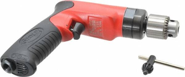 Sioux Tools - 1/4" Keyed Chuck - Pistol Grip Handle, 2,600 RPM, 14.16 LPS, 30 CFM, 1 hp - Strong Tooling