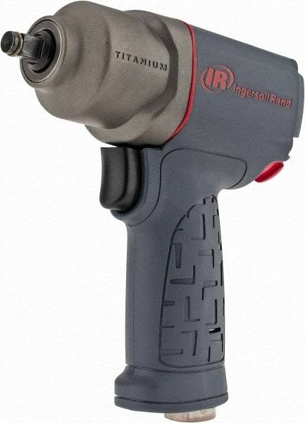 Ingersoll-Rand - 3/8" Drive, 15,000 RPM, 300 Ft/Lb Torque Impact Wrench - Pistol Grip Handle, 1,500 IPM, 17 CFM, 1/4" NPT Inlet - Strong Tooling