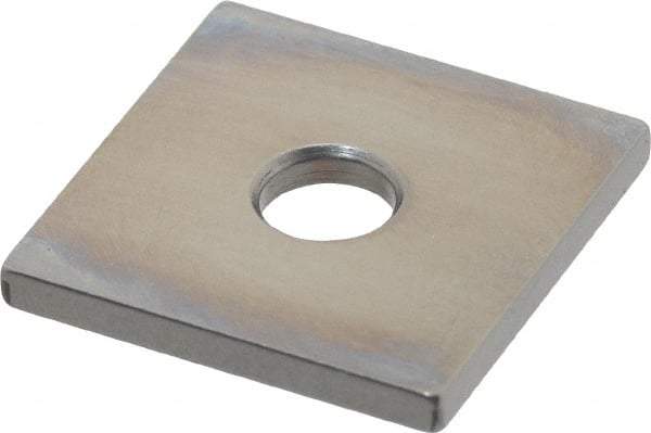 Mitutoyo - 0.1003" Square Steel Gage Block - Accuracy Grade 0, Includes Certificate of Inspection - Strong Tooling