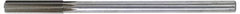 Made in USA - 0.635" High Speed Steel 8 Flute Chucking Reamer - Straight Flute, 0.5615" Straight Shank, 2-1/4" Flute Length, 9" OAL - Strong Tooling