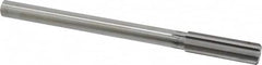 Made in USA - 0.753" High Speed Steel 8 Flute Chucking Reamer - Straight Flute, 5/8" Straight Shank, 2-1/2" Flute Length, 9-1/2" OAL - Strong Tooling