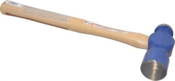 Vaughan Bushnell - 3 Lb Head Ball Pein Hammer - Hickory Handle, 16" OAL - Strong Tooling