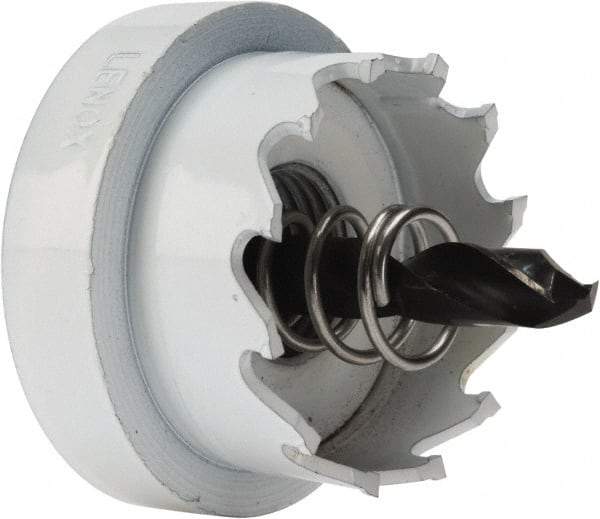 Lenox - 1-3/8" Diam, 1/2" Cutting Depth, Hole Saw - Carbide-Tipped Saw, Toothed Edge - Strong Tooling