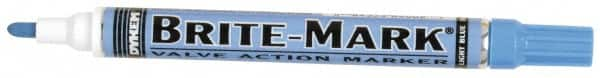 Dykem - Light Blue Oil-Based Paint Marker - Medium Tip, Oil Based - Strong Tooling