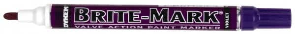 Dykem - Violet Oil-Based Paint Marker - Medium Tip, Oil Based - Strong Tooling