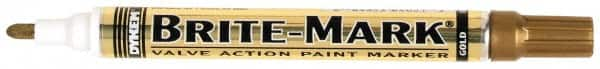 Dykem - Gold Oil-Based Paint Marker - Medium Tip, Oil Based - Strong Tooling