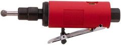 Sioux Tools - 1/4" Collet, Straight Handle, Straight Air Die Grinder - 26,000 RPM, Front Exhaust, 16 CFM, 0.3 hp, 6.21 bar, 1/4 NPT - Strong Tooling