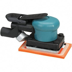 Dynabrade - 13 CFM Air Consumption, Palm Air Orbital Sander - Rectangular Pad, - Strong Tooling