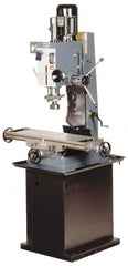 Enco - 1 Phase, 20" Swing, Geared Head Mill Drill Combination - 31-1/2" Table Length x 9-1/2" Table Width, 22" Longitudinal Travel, 7-1/2" Cross Travel, 6 Spindle Speeds, 2 hp, 220 Volts - Strong Tooling