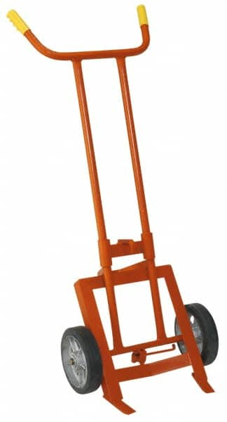 Wesco Industrial Products - 1,000 Lb Load Capacity, 55 Gal Drum Hand Truck - 24-1/2" Wide x 62" High, 2 Wheels - Strong Tooling