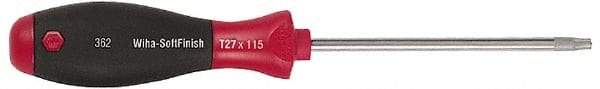 Wiha - T15 Torx Driver - 3.1" Blade Length, Ergonomic Handle - Strong Tooling