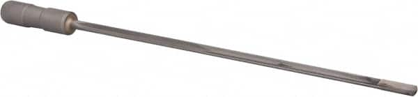 Made in USA - 5/16", 12" Flute Length, 13" Depth of Cut, Carbide-Tipped Shank, Single Flute Gun Drill - Strong Tooling