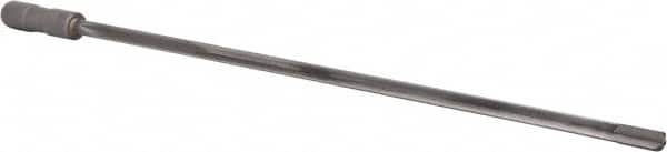 Made in USA - 7/16", 18" Flute Length, 19" Depth of Cut, Carbide-Tipped Shank, Single Flute Gun Drill - Strong Tooling