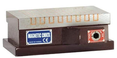 Value Collection - Standard Pole Rectangular Permanent Magnetic Block Chuck - 24" Long x 8" Wide x 2.874" High - Strong Tooling