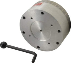 Suburban Tool - Fine Pole Round Permanent Magnetic Rotary Chuck - 6-1/4" Wide x 2-15/16" High, Ceramic - Strong Tooling