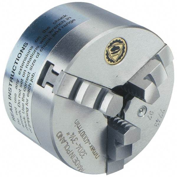 Bison - Manual Lathe Chucks Chuck Type: Self-Centering Nominal Chuck Size: 25 - Strong Tooling