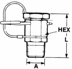 Voss - 1/8 Thread, 6,000 Max psi, NPT and BSPT - 26mm Long, Pressure Tests - Strong Tooling