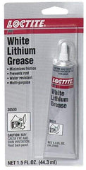 Loctite - 1.5 oz Cartridge Lithium General Purpose Grease - White, 380°F Max Temp, - Strong Tooling