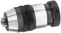 Jacobs - JT1, 0 to 1/4" Capacity, Tapered Mount Drill Chuck - Keyless, 32.51mm Sleeve Diam, 61.98mm Open Length - Exact Industrial Supply