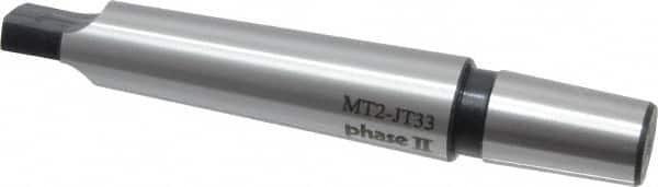 Value Collection - 2MT Shank, JT33 Mount Taper, Drill Chuck Arbor - Morse Taper Shank, Jacobs Taper Mount - Exact Industrial Supply