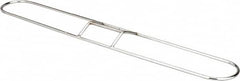 PRO-SOURCE - 24" Long x 3-1/4" Wide Chrome Plated Steel Dust Mop Frame - White, Clip-On - Strong Tooling