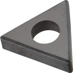 Made in USA - 1/2" Inscribed Circle, Triangle Shim for Indexables - Carbide, 3/16" Thick, ITSN Shim Style, Negative Rake, Left Hand Cut - Strong Tooling