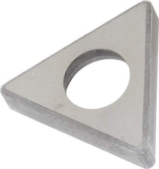 Made in USA - 5/8" Inscribed Circle, Triangle Shim for Indexables - Carbide, 3/16" Thick, ITSN Shim Style, Negative Rake - Strong Tooling