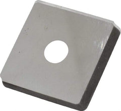 Made in USA - 3/4" Inscribed Circle, Square Shim for Indexables - Carbide, 1/8" Thick, PSQ Shim Style, Positive Rake - Strong Tooling