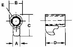 Kennametal - Series A2, Clamp for Indexables - Left Hand Cut, Compatible with 125.616 Clamp Screws - Strong Tooling