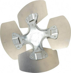 Made in USA - 10" Blade Diam, Commercial Fan Blade - Counterclockwise Rotation, 4 Blades - Strong Tooling