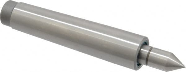 Royal Products - MT2 Taper Shank, 0.7" Head Diam 690 Lb Capacity Live Center - 5,000 Max RPM, 1/8" Head Length, 0.39" Point Diam, 7/8" Point Len, 540 Lb Max Workpc, 3-15/16" OAL, Standard Point - Strong Tooling