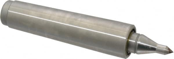 Royal Products - MT3 Taper Shank, 15/16" Head Diam 575 Lb Capacity Live Center - 5,000 Max RPM, 0.55" Point Diam, 1.1563" Point Len, 260 Lb Max Workpc, 4-27/32" OAL, 1/4" Tip Diam, Long Point - Strong Tooling