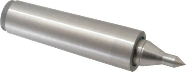 Royal Products - MT5 Taper Shank, 1-3/4" Head Diam 1,835 Lb Capacity Live Center - 4,500 Max RPM, 1.0938" Point Diam, 2" Point Len, 1,050 Lb Max Workpc, 8-1/16" OAL, 1/2" Tip Diam, Long Point - Strong Tooling