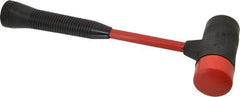 Proto - 1-7/16 Lb Head 2" Face Steel Soft Face Hammer with Tips Hammer - 13-3/4" OAL, Fiberglass Handle - Strong Tooling