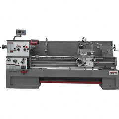 Jet - 18" Swing, 80" Between Centers, 230/460 Volt, Triple Phase Engine Lathe - 7MT Taper, 7-1/2 hp, 25 to 1,800 RPM, 3-1/8" Bore Diam, 40" Deep x 48-7/8" High x 136 -1/8" Long - Strong Tooling