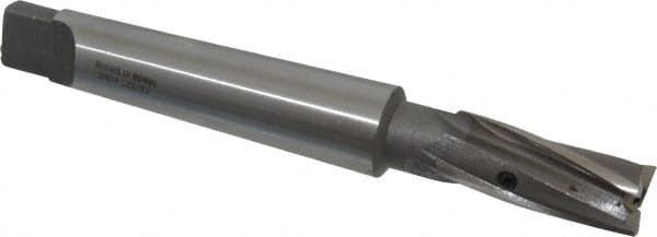 Value Collection - 19/32" Diam, 3 Flutes, Morse Taper Shank, Interchangeable Pilot Counterbore - Strong Tooling