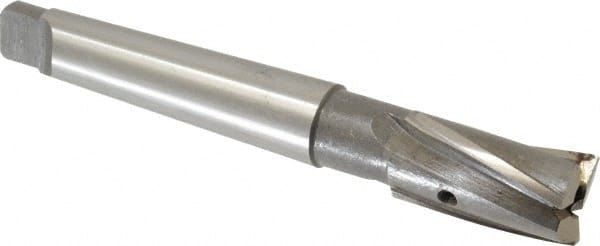 Value Collection - 13/16" Diam, 3 Flutes, Morse Taper Shank, Interchangeable Pilot Counterbore - Strong Tooling