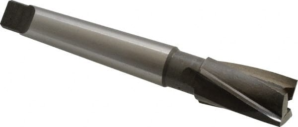 Value Collection - 7/8" Diam, 3 Flutes, Morse Taper Shank, Interchangeable Pilot Counterbore - Exact Industrial Supply