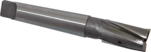 Value Collection - 1-1/16" Diam, 3 Flutes, Morse Taper Shank, Interchangeable Pilot Counterbore - Strong Tooling