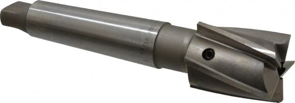 Value Collection - 1-13/16" Diam, 5 Flutes, Morse Taper Shank, Interchangeable Pilot Counterbore - Strong Tooling